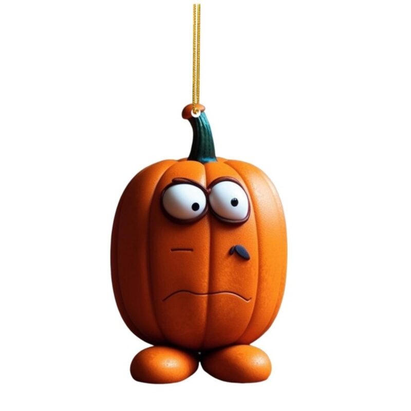 Pumpkin Pendant Figure
