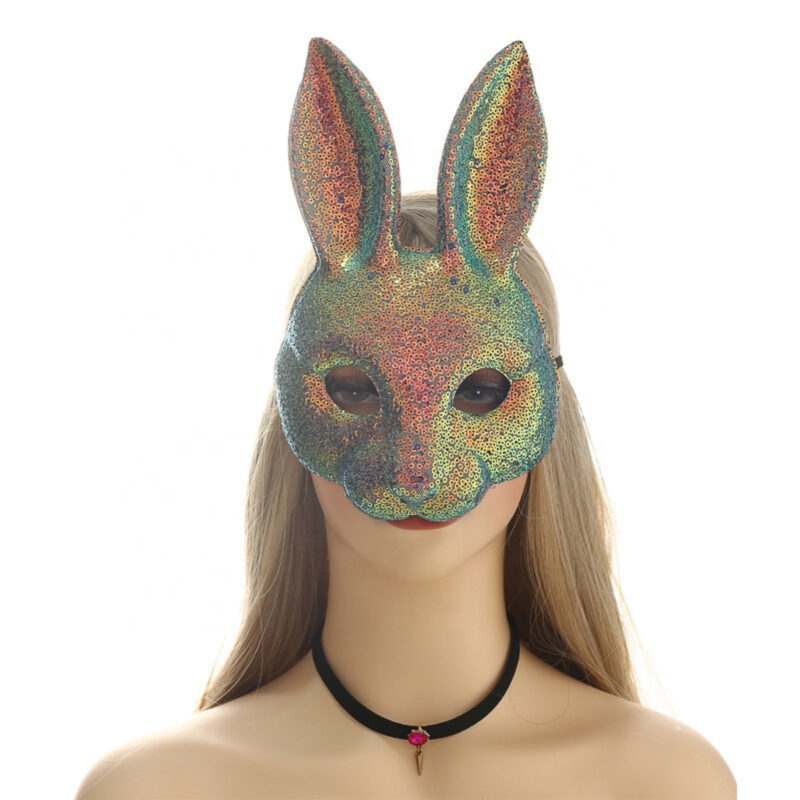Rabbit Sequined Mask