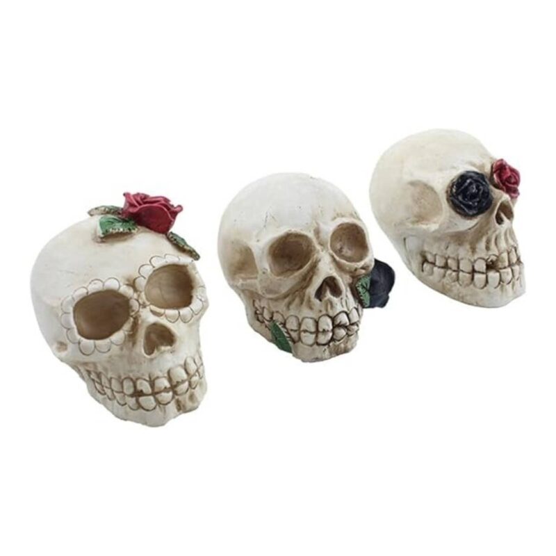 Rose Flower Skull