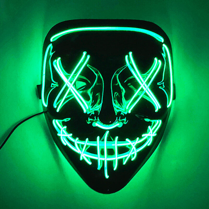 Scary LED Ghost Mask