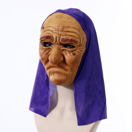 Wrinkled Old Woman Mask