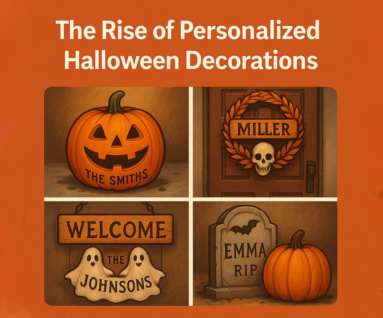 Personalized Halloween Decorations