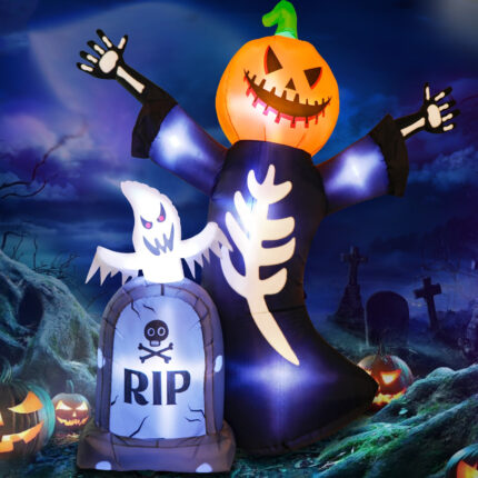 Inflatable Pumpkin Ghost