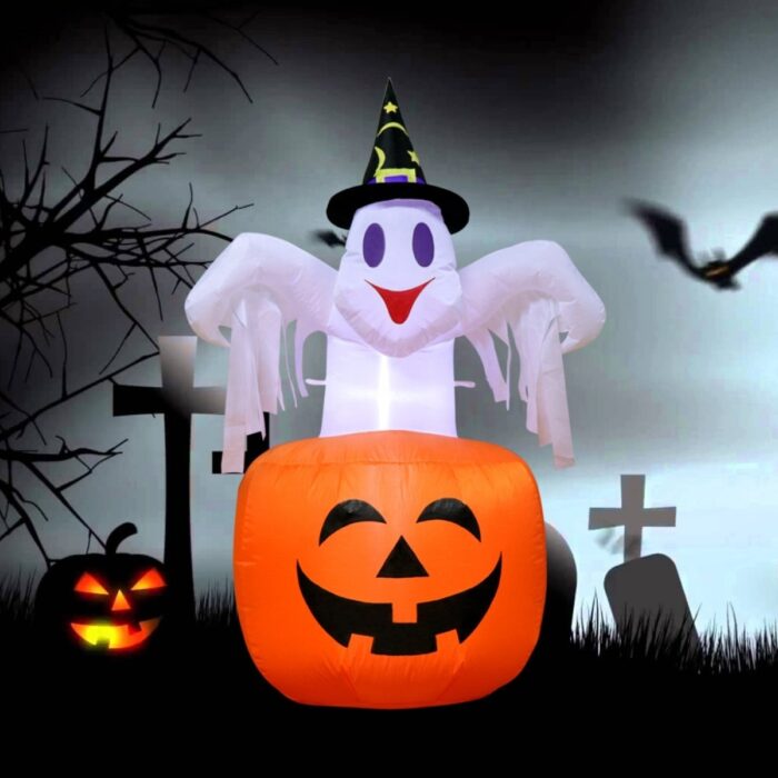 5ft Inflatable Pumpkin Reaper