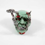 Scary Bloody Hanging Head