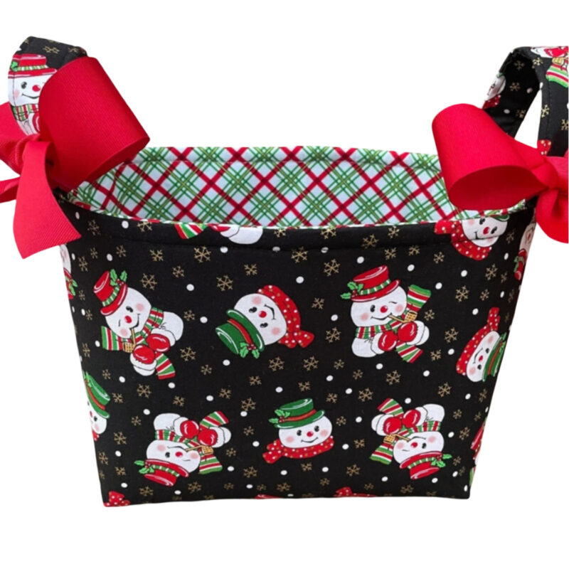 Bowknot Gingham Basket Halloween