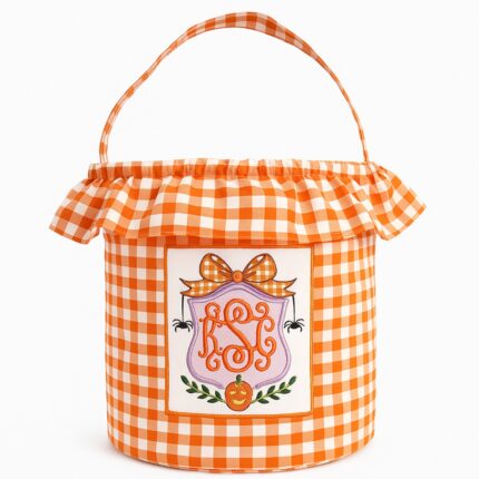 Custom Gingham Ruffle Bag Treats