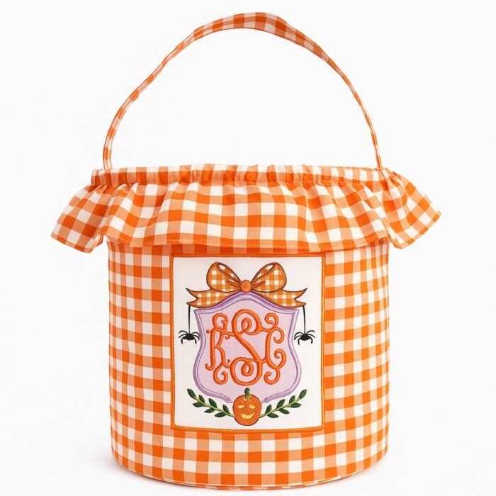Custom Gingham Ruffle Bag Treats
