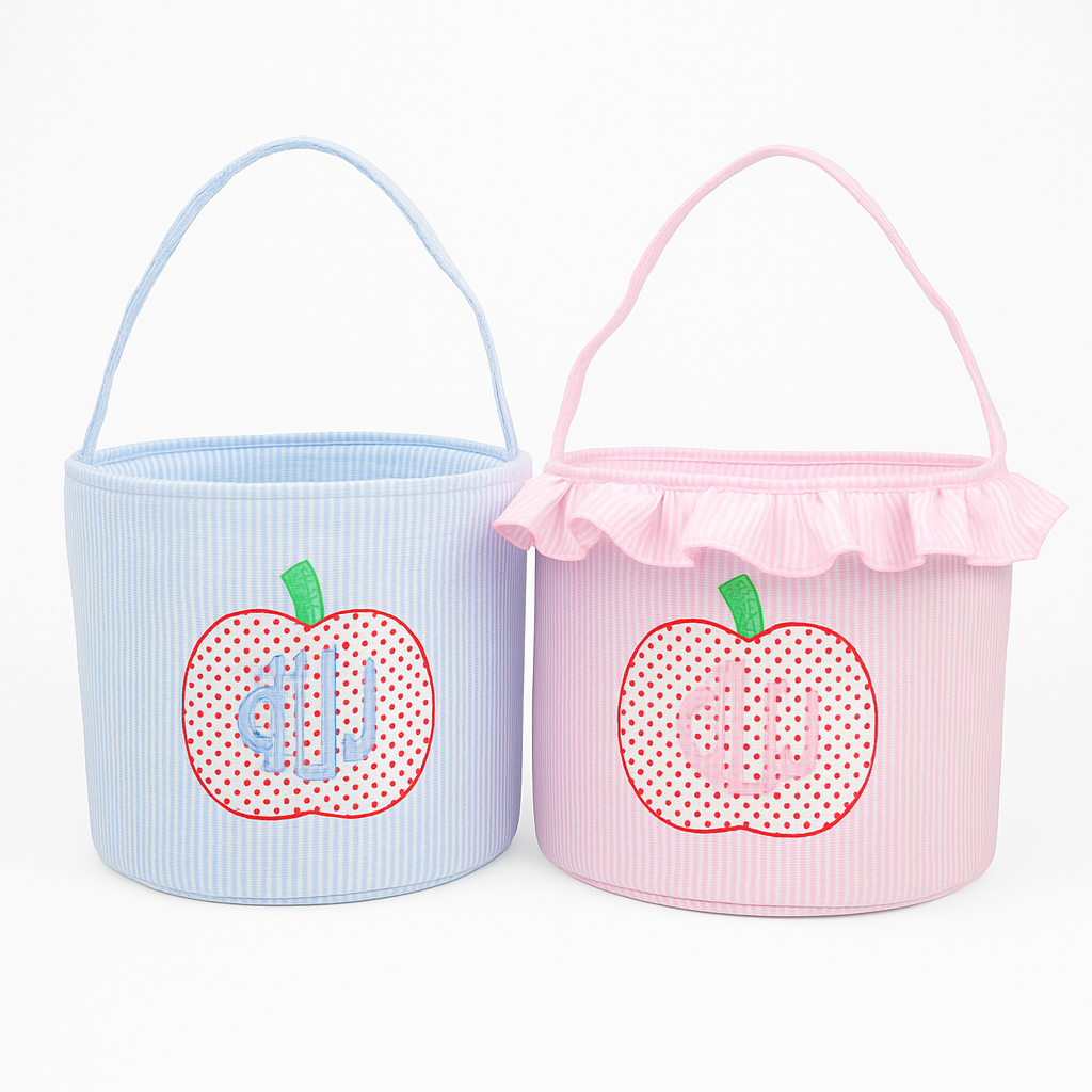 Custom Ruffle Plush Bucket