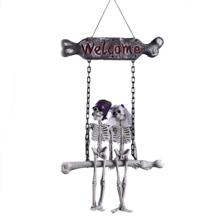 Door Number Skeleton Pendant