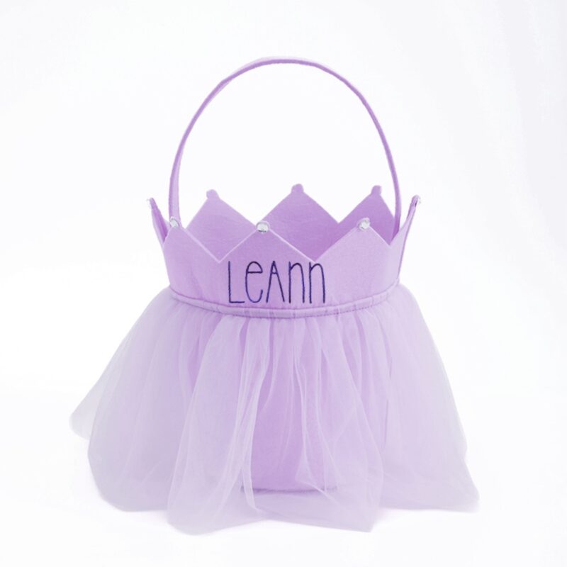 Crown Basket for Girls Halloween