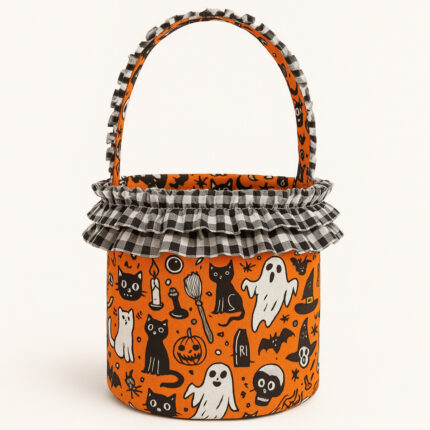 Ghost Basket for Halloween Treats