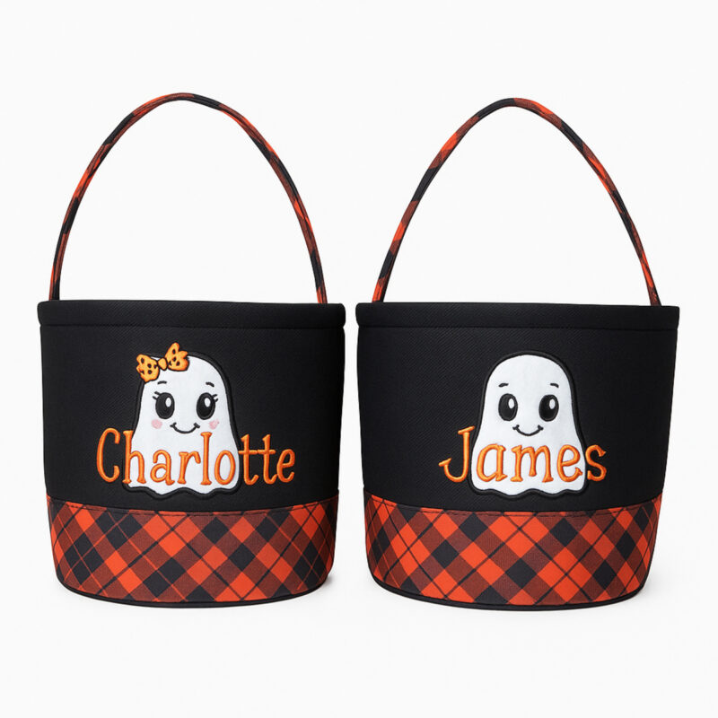 Ghost Emoji Basket for Halloween