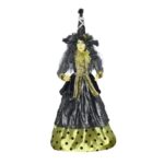 Scary Green Magic Witch Doll