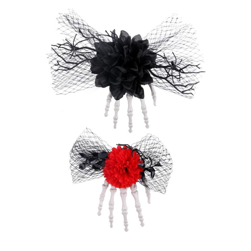 Hand Bone Rose Hairpin