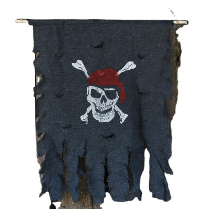 Scary Hanging Pirate Flag
