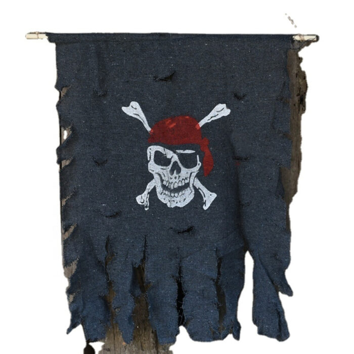 Scary Hanging Pirate Flag