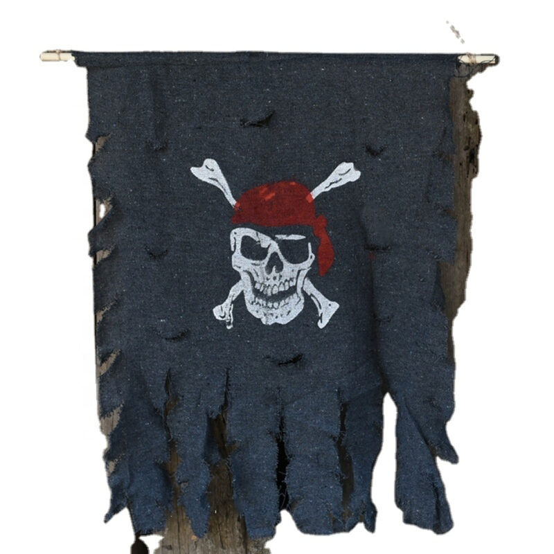 Scary Hanging Pirate Flag