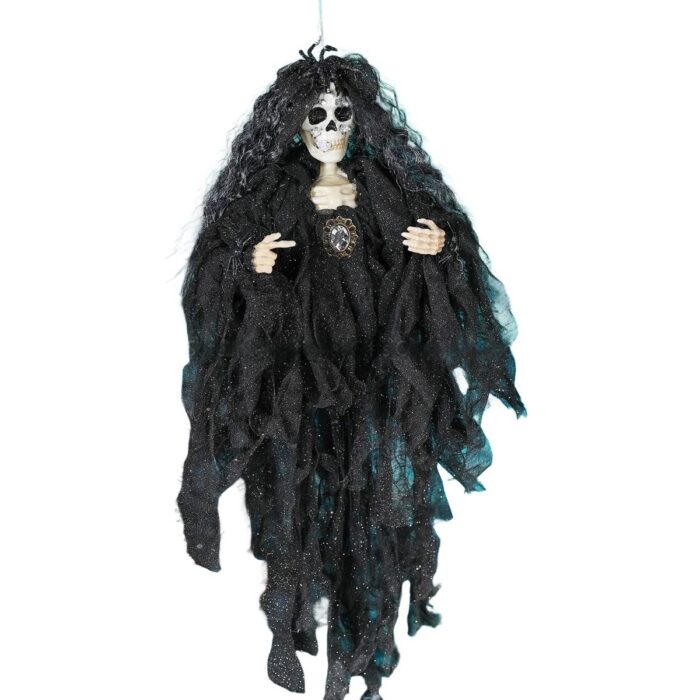Scary Hanging Skull Witch