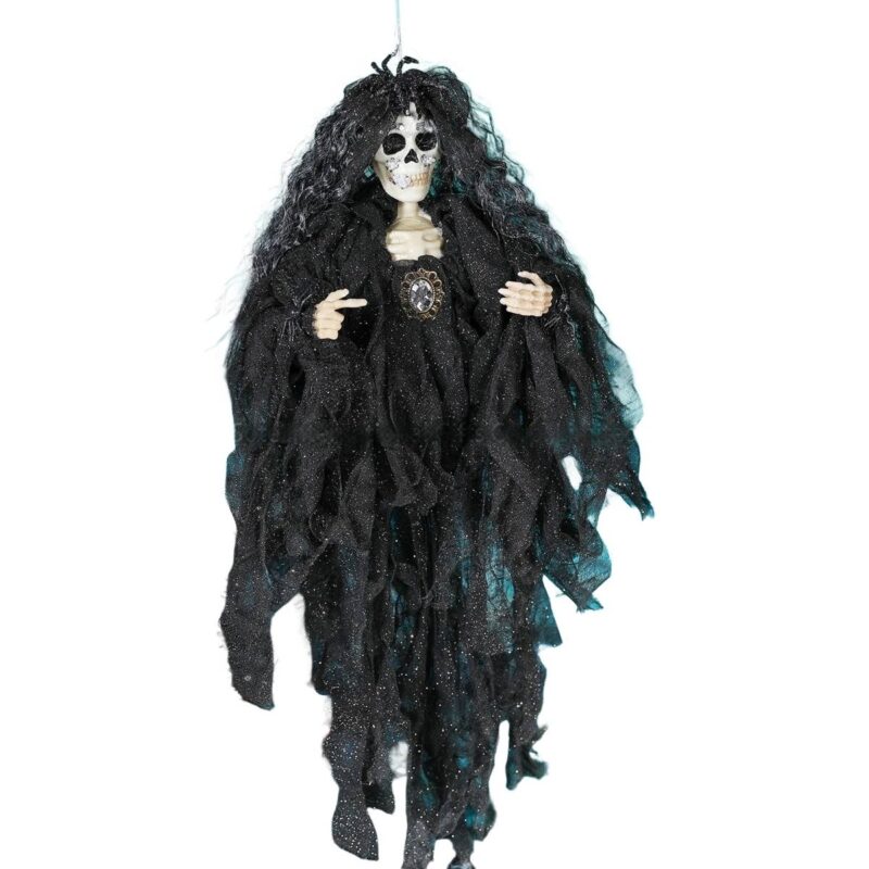Scary Hanging Skull Witch