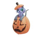 Inflatable Cat Pumpkin