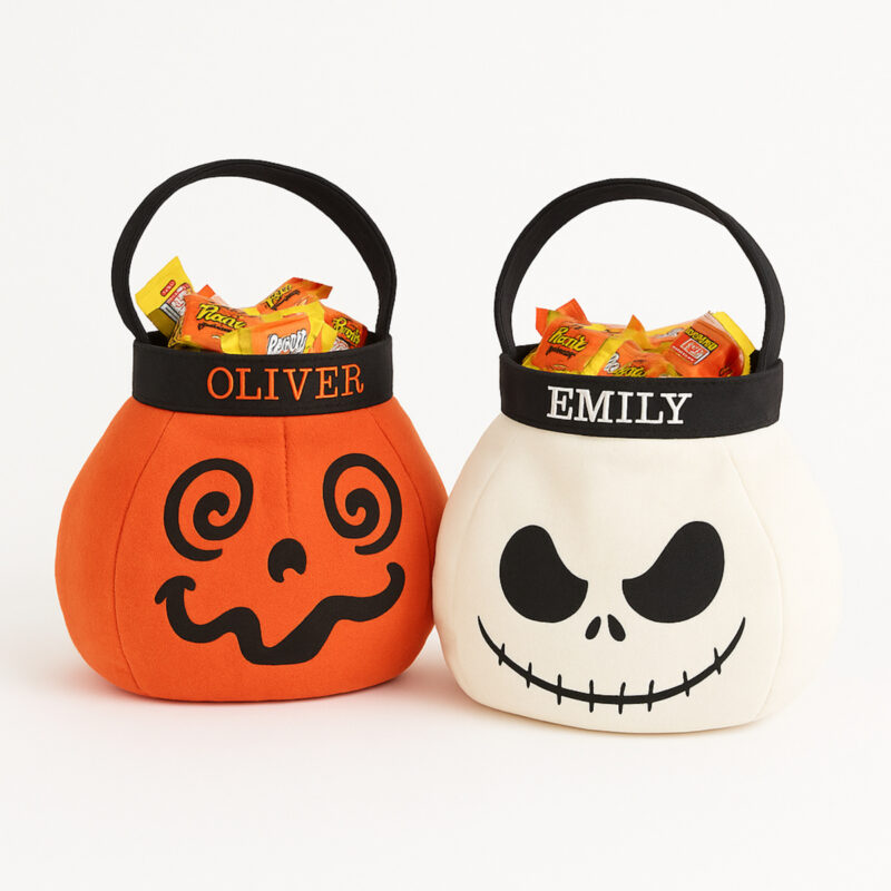 Personalized Pumpkin Candy Pouch