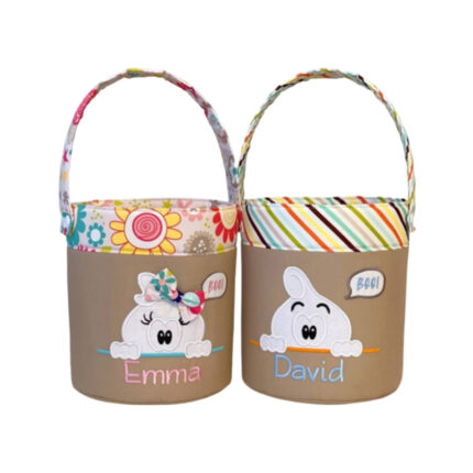 Personalized Rabbit Basket Treats