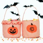 Personalized Seersucker Treat Bag