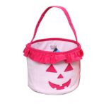 Pink Basket for Halloween Kid Girls
