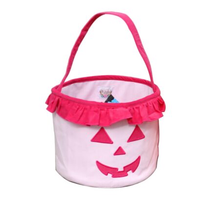 Pink Basket for Halloween Kid Girls