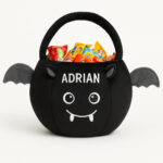 Plush Bat Candy Basket