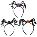 Scary Plush Spider Headband