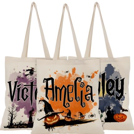 Scary Printed Tote Bag