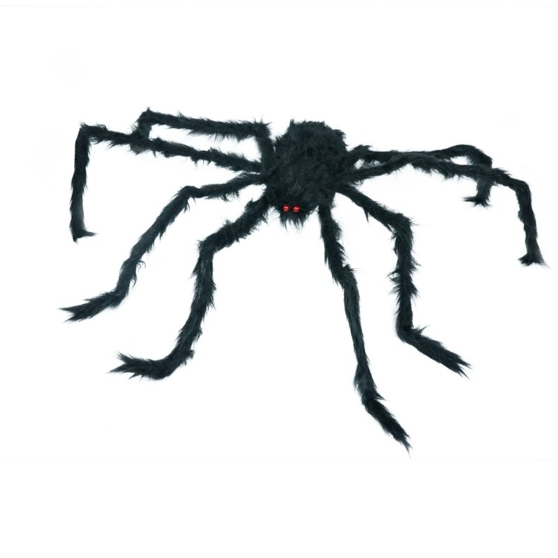 Scary Realistic Plush Black Spider