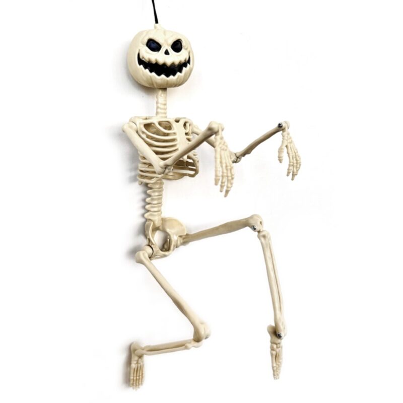Smiling Pumpkin Head Skeleton