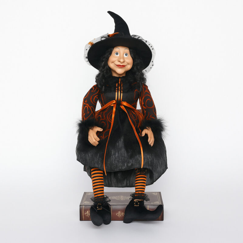 Smiling Sitting Witch Doll