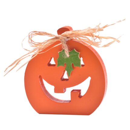 Wooden Ghost Pumpkin