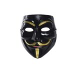 Halloween Black Anonymous Mask