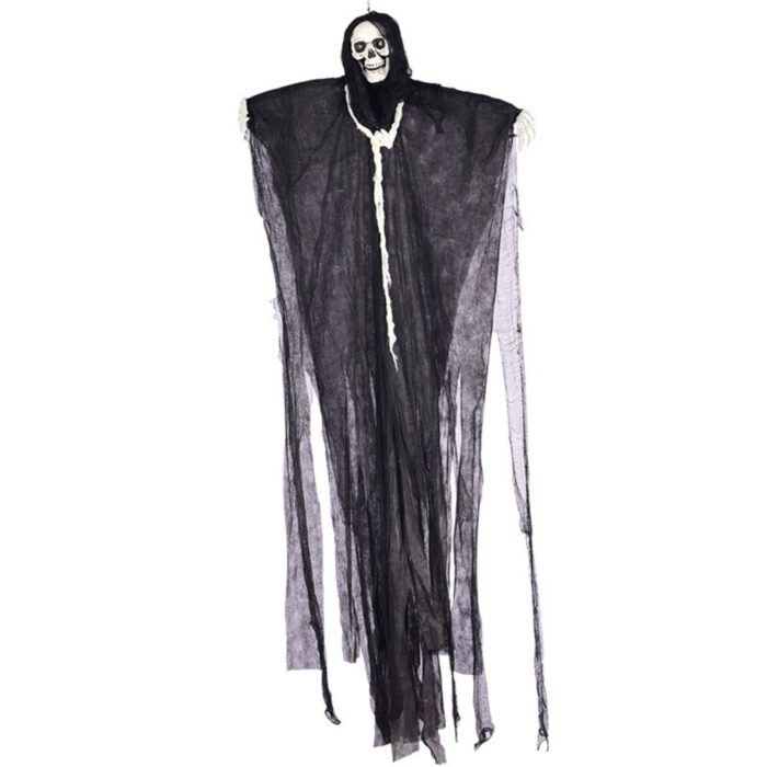Black Skull Head Ghost Decor