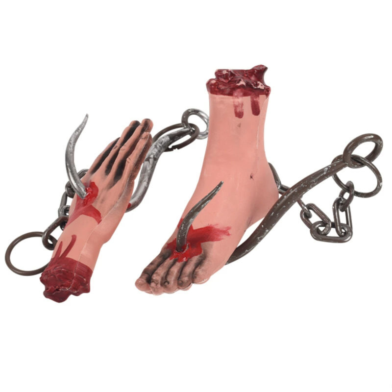 Bloody Hands and Feet Chain Set