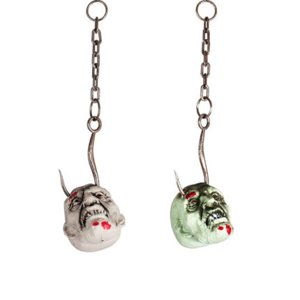 Scary Chain Ghost Head Pendant