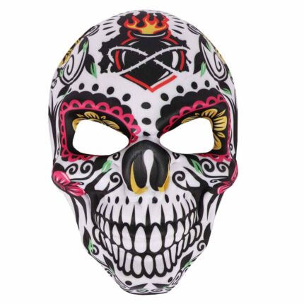 2025 New Digital Print Skull Veil