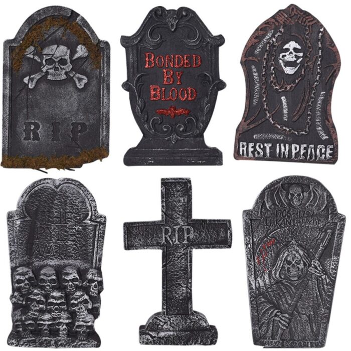 Ghost Festival Tombstones Prop