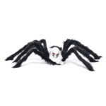 Ghost Head Black Spider Prop