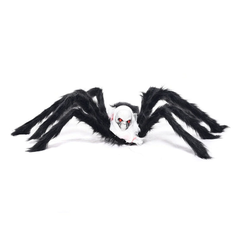 Ghost Head Black Spider Prop