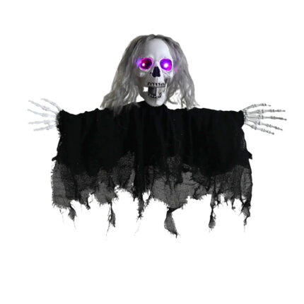 Glowing Eyes Skull Head Prop