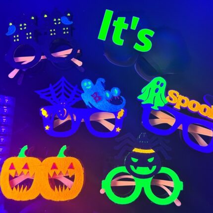Glowing Ghost Pumpkin Glasses