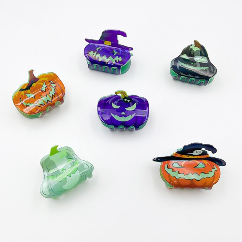 Glowing Ponytail Clip for Halloween