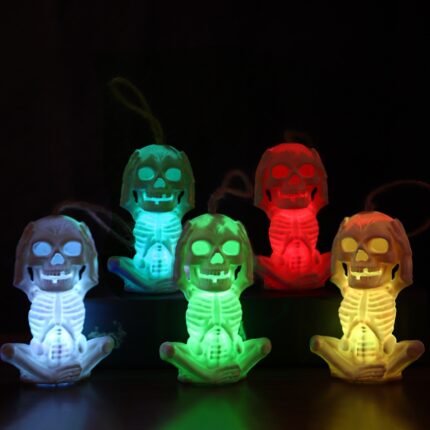 LED Lamp Glowing Skeleton Toy