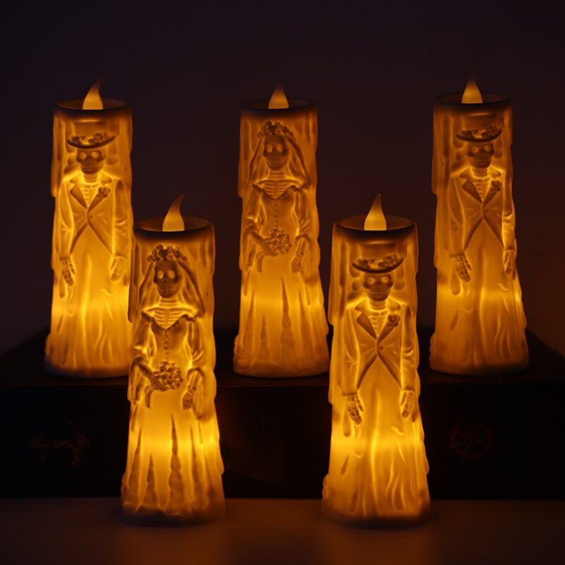 New Groom Bride Candle Light